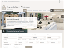 Tablet Screenshot of immobiliareabissinia.com